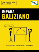 Impara il Galiziano - Velocemente / Facilmente / Efficiente: 2000 Vocaboli Chiave