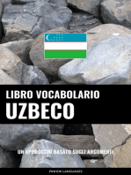 Libro Vocabolario Uzbeco: Un Approccio Basato sugli Argomenti