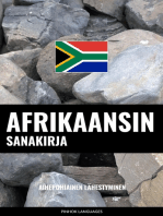 Afrikaansin sanakirja: Aihepohjainen lähestyminen