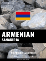 Armenian sanakirja: Aihepohjainen lähestyminen