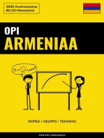 Opi Armeniaa - Nopea / Helppo / Tehokas: 2000 Avainsanastoa