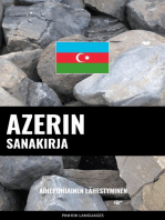 Azerin sanakirja: Aihepohjainen lähestyminen
