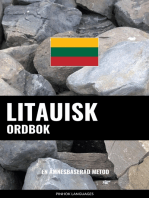 Litauisk ordbok: En ämnesbaserad metod