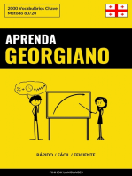 Aprenda Georgiano - Rápido / Fácil / Eficiente: 2000 Vocabulários Chave