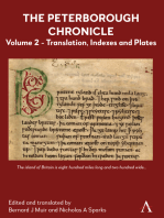 The Peterborough Chronicle, Volume 2: Translation, Indexes and Plates