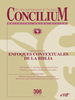 Enfoques contextuales de la Biblia: Concilium 396