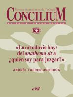 La ortodoxia hoy: del anathema sit a ¿quién soy para juzgar?. Concilium 355 (2014): Concilium 355/ Artículo 1 EPUB