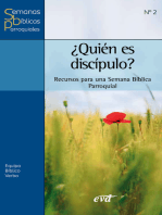 ¿Quién es discípulo?: Recursos para una Semana Bíblica Parroquial