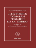 «Los pobres tomarán posesión de la tierra»: El salmo 37 y su orientación escatológica