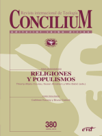 Religiones y populismos: Concilium 380