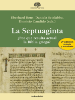La Septuaginta: ¿Por qué resulta actual la Biblia griega?