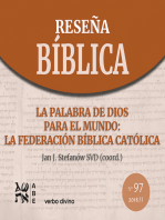 La Palabra de Dios para el mundo: la Federación Bíblica Católica: Reseña Bíblica 97