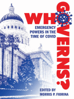 Who Governs?: Emergency Powers in the Time of COVID