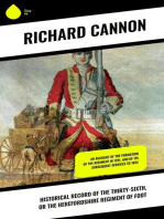 Historical Record of the Thirty-sixth, or the Herefordshire Regiment of Foot: An account of the formation of the regiment in 1701, and of its subsequent services to 1852