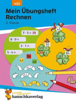 Mein Übungsheft Rechnen - 2. Klasse: Mathematik: Aufgaben mit Lösungen im Zahlenraum bis 100 - wiederholen, trainieren, lernen