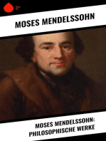 Moses Mendelssohn: Philosophische Werke