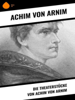 Die Theaterstücke von Achim von Arnim