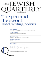 The Pen and the Sword: Israel, Writing, Politics: Jewish Quarterly 250