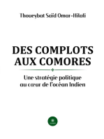 Des complots aux Comores: Une stratégie politique au cœur de l’océan Indien