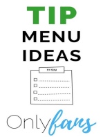 Onlyfans Tip Menu Ideas