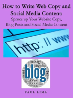 How to Write Web Copy and Social Media Content