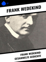 Frank Wedekind: Gesammelte Gedichte