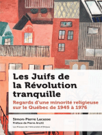 Les Juifs de la Révolution tranquille: Regards d’une minorité religieuse sur le Québec de 1945 à 1976