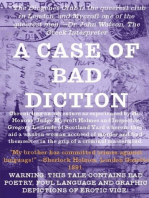 A Case Of Bad Diction: Judge Mycroft Holmes, #1