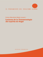 Lecturas de la Fenomenología del espíritu de Hegel