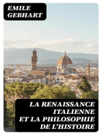 La Renaissance Italienne et la Philosophie de l'Histoire