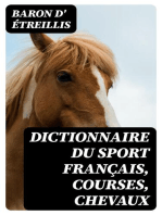 Dictionnaire du sport français, courses, chevaux
