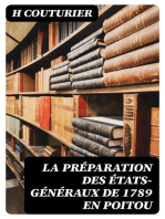 La préparation des États-généraux de 1789 en Poitou: D'après les cahiers des paroisses et des corporations (étude d'histoire du droit)
