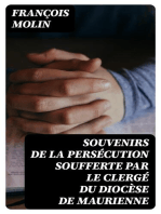 Souvenirs de la persécution soufferte par le clergé du diocèse de Maurienne