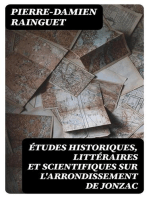 Études historiques, littéraires et scientifiques sur l'arrondissement de Jonzac: Charente-Inférieure