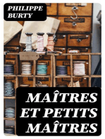 Maîtres et petits maîtres