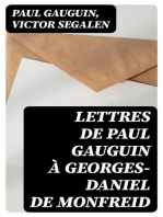 Lettres de Paul Gauguin à Georges-Daniel de Monfreid