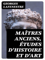 Maîtres anciens, études d'histoire et d'art