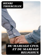 Du mariage civil et du mariage religieux