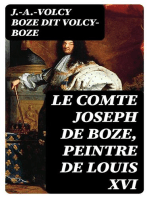Le comte Joseph de Boze, peintre de Louis XVI