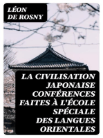 La civilisation japonaise conférences faites à l'école spéciale des langues orientales