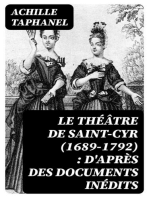 Le Théâtre de Saint-Cyr (1689-1792) 