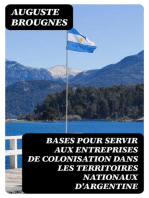 Bases pour servir aux entreprises de colonisation dans les territoires nationaux d'Argentine