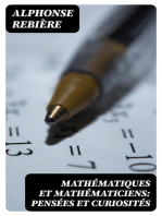 Mathématiques et Mathématiciens: Pensées et Curiosités