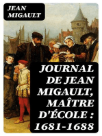 Journal de Jean Migault, maître d'école : 1681-1688
