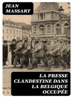 La Presse Clandestine dans la Belgique Occupée