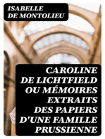 Caroline de Lichtfield ou Mémoires extraits des papiers d'une famille prussienne