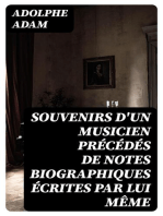 Souvenirs d'un musicien précédés de notes biographiques écrites par lui même