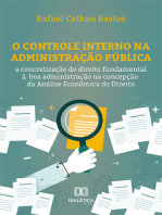 O Controle Interno na Administração Pública: a concretização do direito fundamental à boa administração na concepção da Análise Econômica do Direito