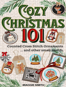 Christmas Gnomes | Counted Cross Stitch Pattern Book: Small and Fast Ornament Sized Holiday Designs | Great for Beginners