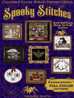 Spooky Stitches | Full Color Counted Cross Stitch Pattern Book